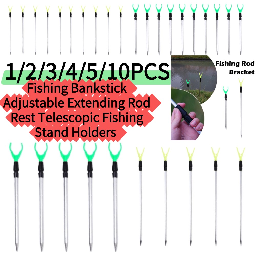 Fishing Rod Casting - 1/5/10 peças*50/80cm Suporte de Vara de