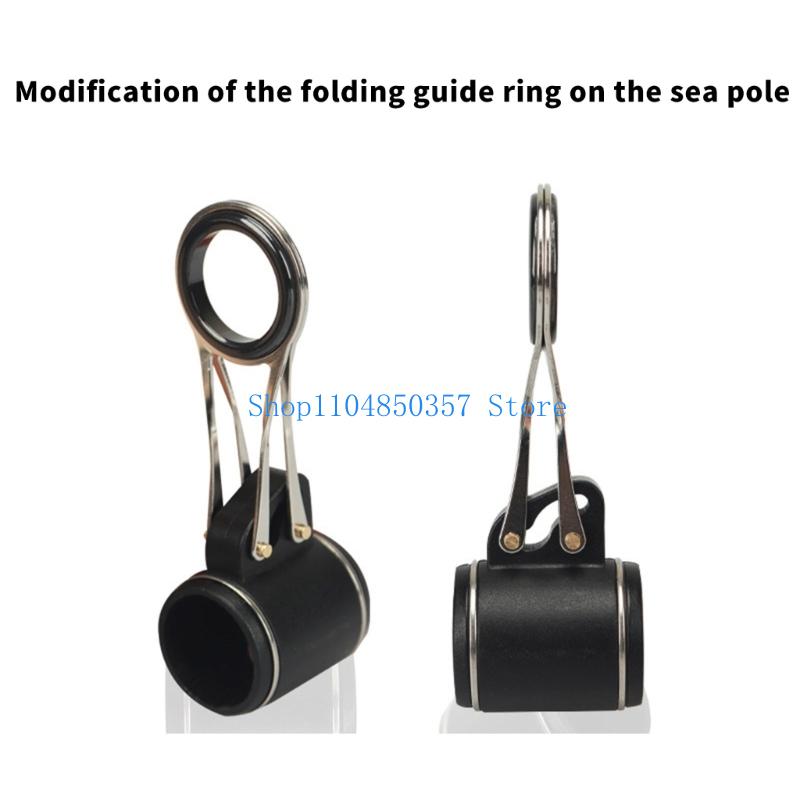 Fishing Rod Tip Replacement - Anéis Guia Dobráveis de Aço Inoxidável