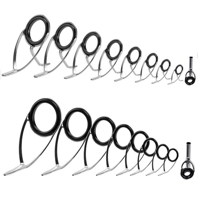 Fishing Rod Casting - 9 pçs guia de vara de