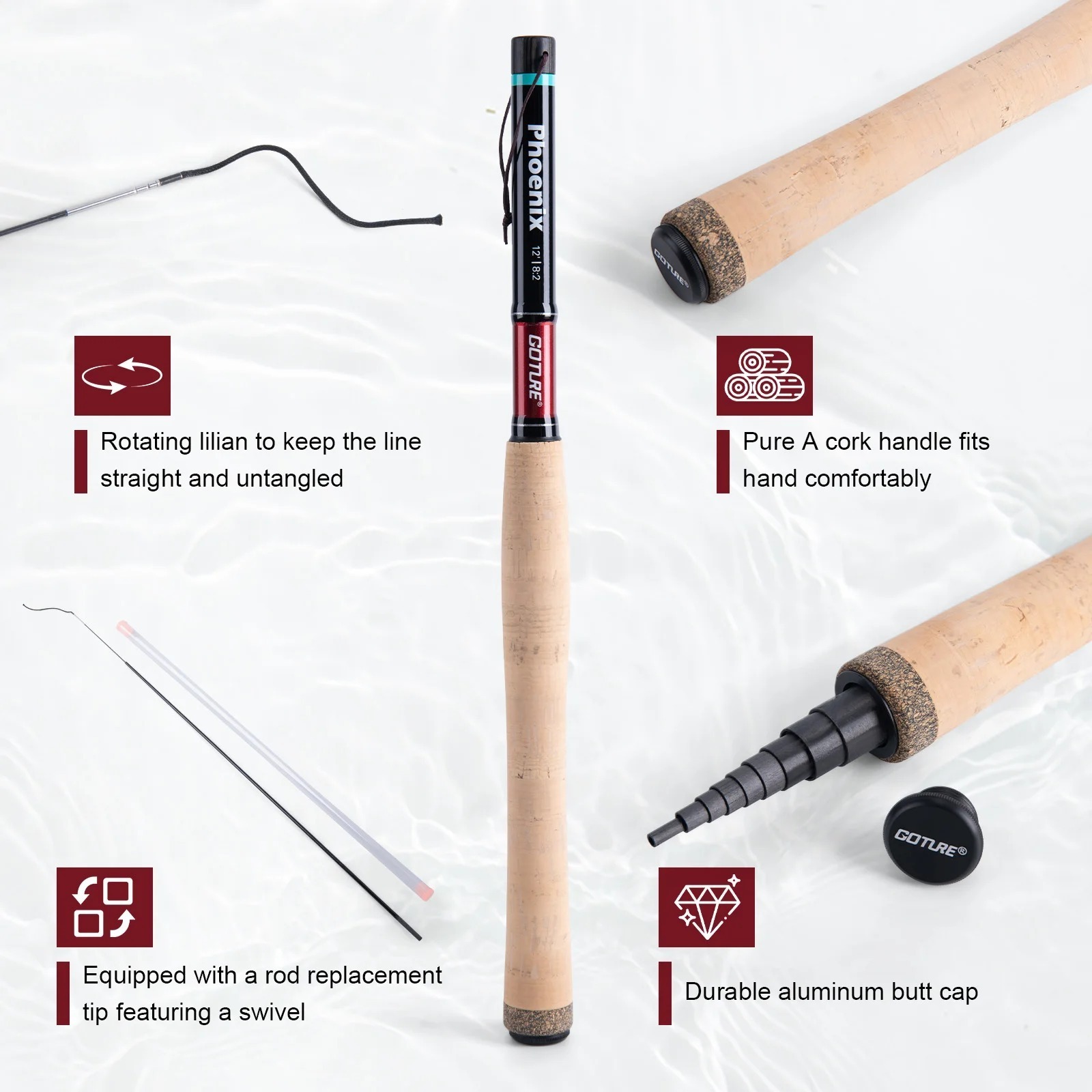 Conjunto de Vara de Pesca Tenk - Fishing Rod Fly avaliação e preço