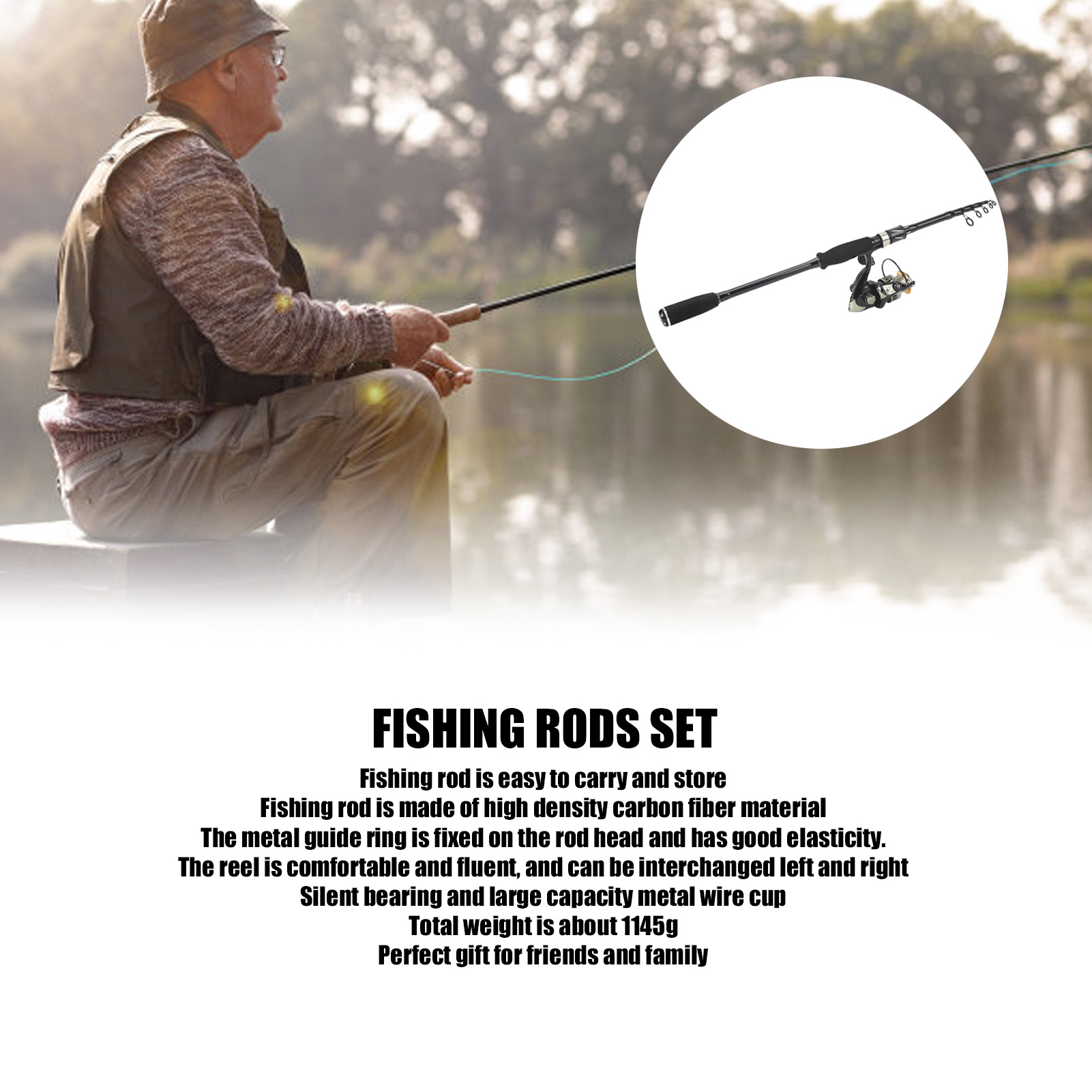 Conjunto de Vara e Carretilha  - Fishing Rod Combo avaliação e preço
