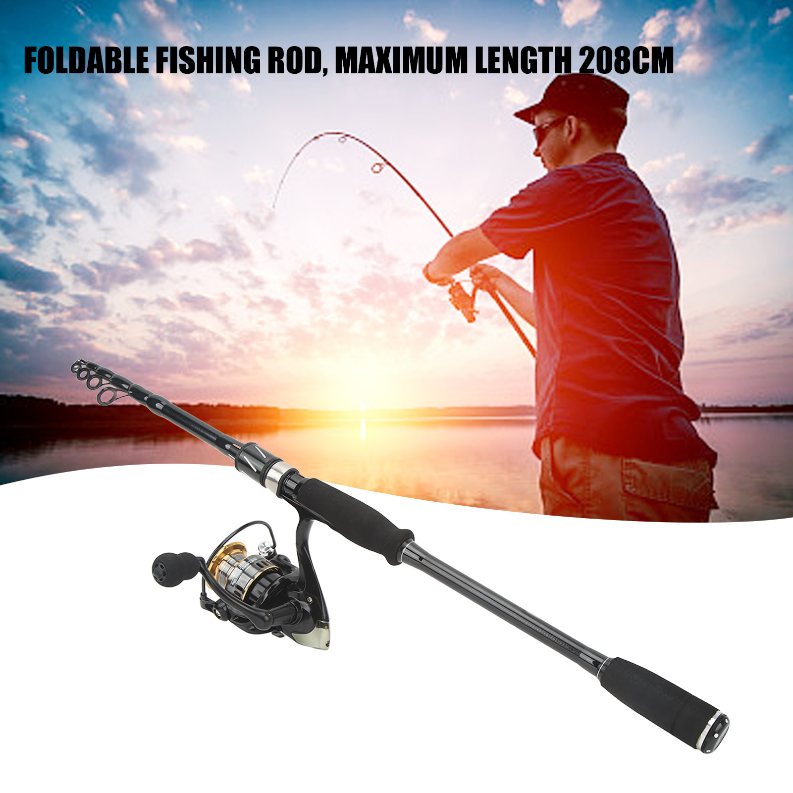 Conjunto de Vara e Carretilha  - Fishing Rod Combo avaliação e preço
