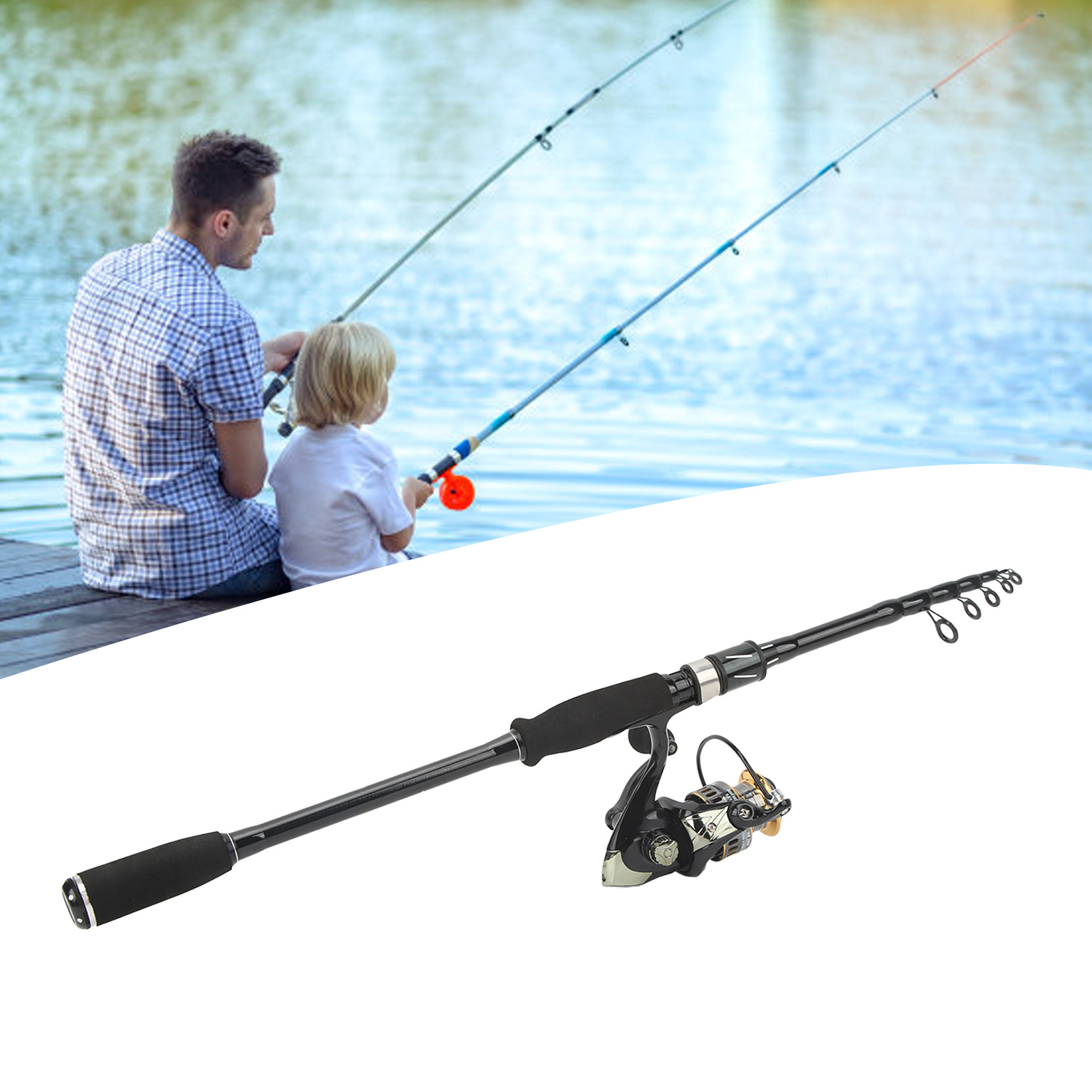 Conjunto de Vara e Carretilha  - Fishing Rod Combo avaliação e preço