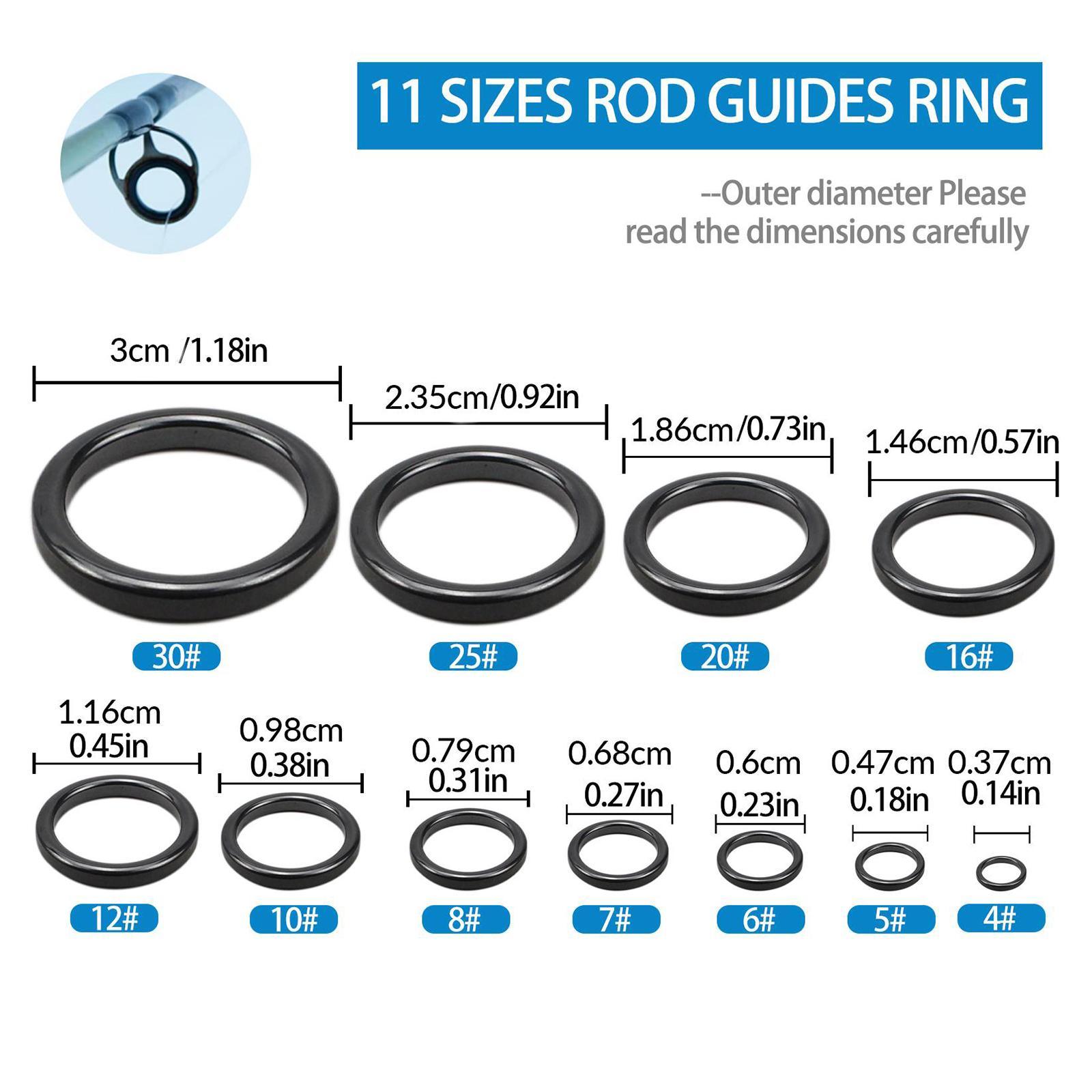 Kit de Reparo de Guias de Cerâ - Fishing Rod Tip Replacement avaliação e preço