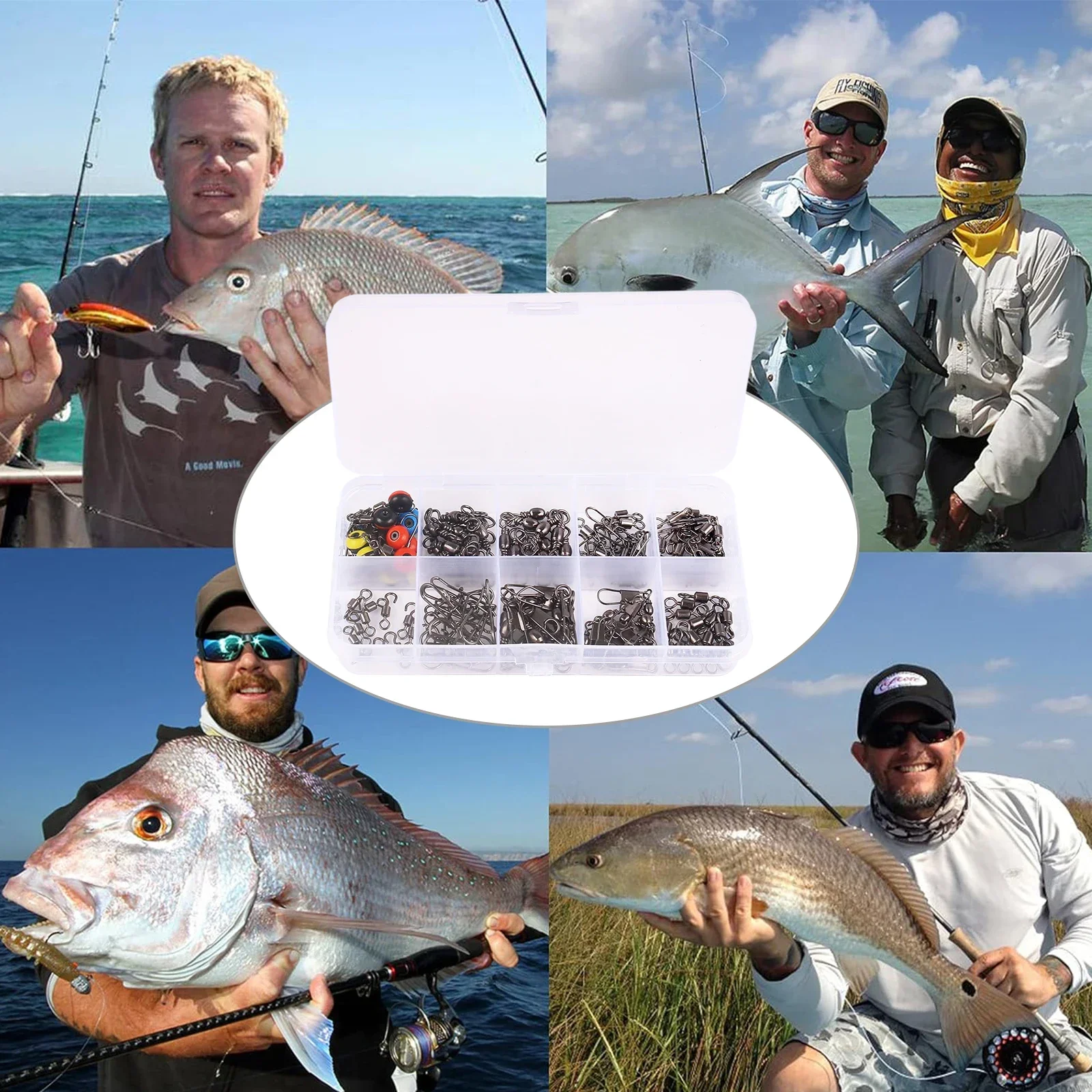 Kit de conectores giratórios d - Fishing Rod Building Kit avaliação e preço