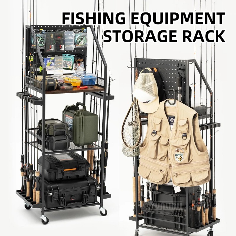 Suporte Genuíno para Pesca, Su - Fishing Rod Rack avaliação e preço