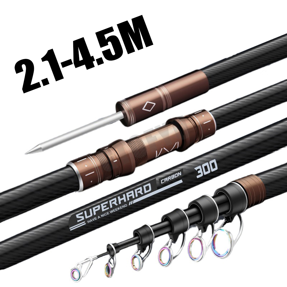 Vara de Pesca Telescópica de C - Fishing Rod Surf avaliação e preço