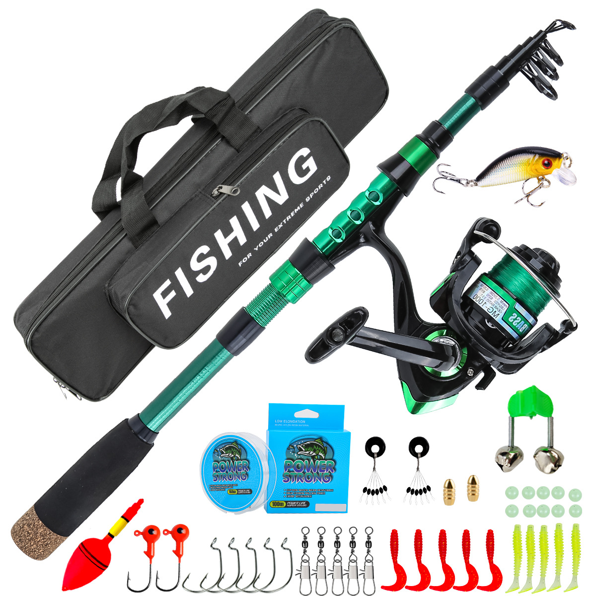Conjunto Completo de Pesca com - Fishing Rod Carbon Fiber avaliação e preço